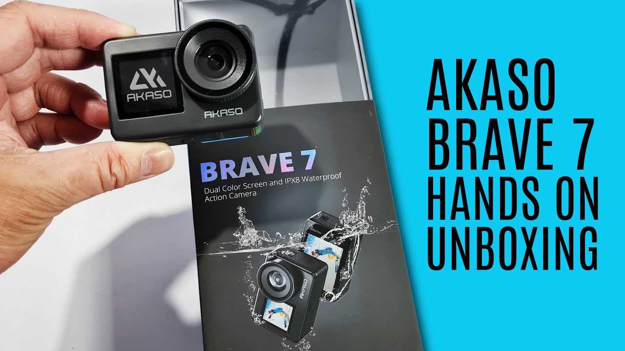 Hands on unboxing the new AKASO Brave 7 action cam 