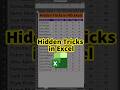 Hidden Tricks in MS Excel | Work Faster & Smarter Like a Pro