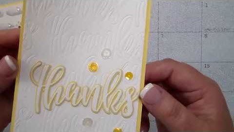 Step by Step...using your dies to emboss!!