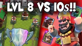 Level 8 Beating Levels 10s! - Legendary Arena Finally! | Clash Royale Finally 3000 Trophies screenshot 4