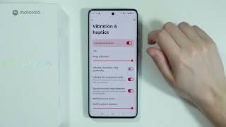Details Motorola Edge 60 Fusion: How to Adjust Touch Feedback (Touch Vibrations) News