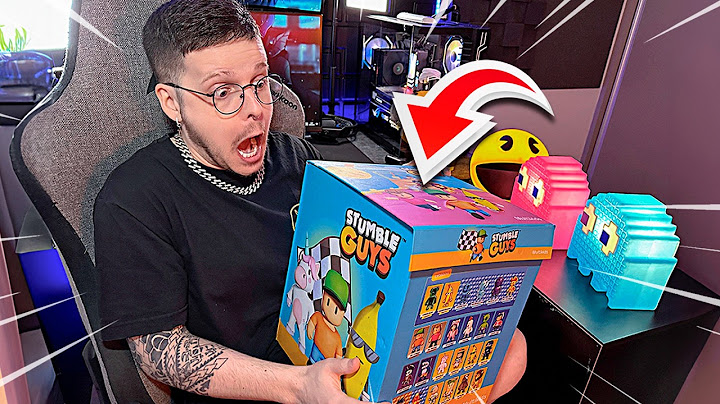 recebi uma CAIXA SURPRESA do STUMBLE GUYS e...