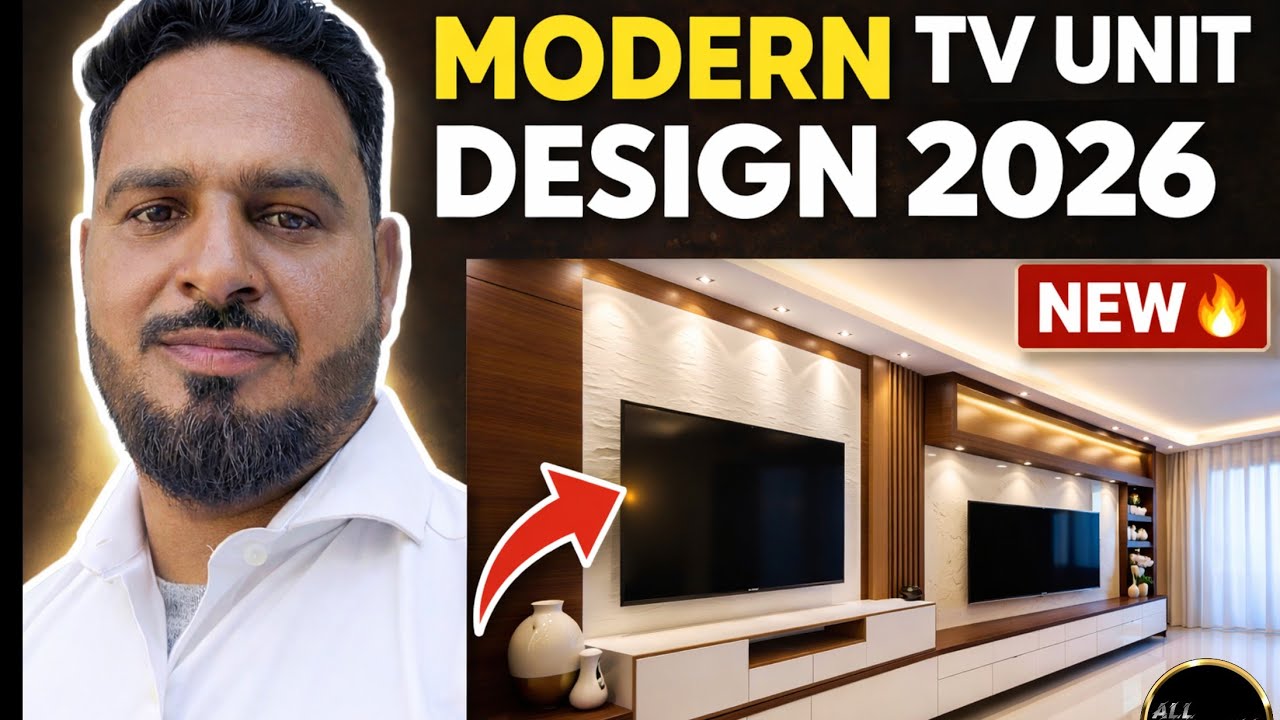 Top 150+ Modern TV Wall Unit Ideas 2026 | Floating Cabinet Designs & Stylish Living Room Inspiration