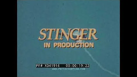 FIM-92 STINGER  ANTI-AIRCRAFT MISSILE SYSTEM 1980s PROMOTIONAL FILM  XD41914