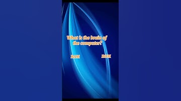 What is the REAL Brain of the Computer? 🤔 CPU vs RAM vs ROM Explained! 💻🧠