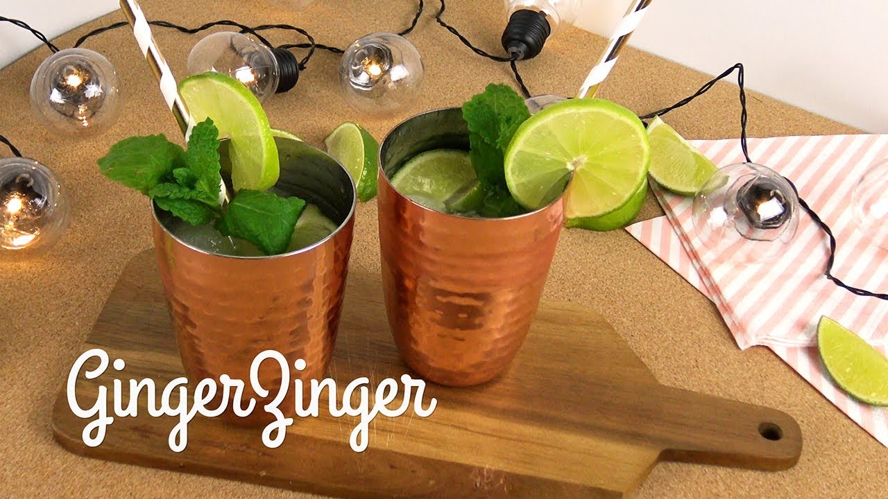 Ginger zinger mocktail WCRF UK Healthy Recipes YouTube
