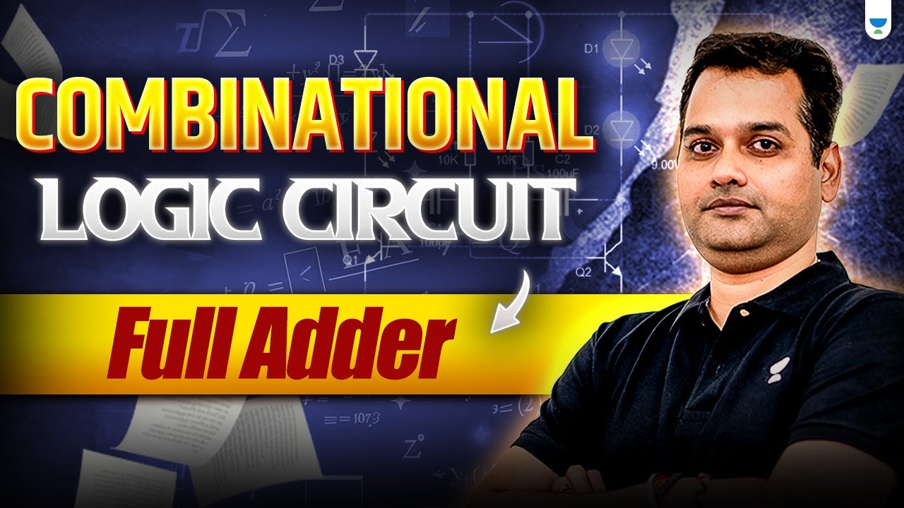 Combinational Logic Circuit - Full Adder Explained | GATE 2026/2027 Digital Logic