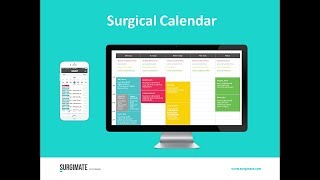 Surgimate Practice Calendar