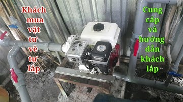 Cung cấp vật tư và hướng dẫn khách tự làm hệ thống tưới vườn siêu đẹp #quyetbectuoi