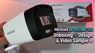 Hikvision DS-2CE17D0T-LFS 2MP Camera: Unboxing, Design & Video Sample