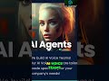 40 Years AI Expertise: Meet AI Agents' Voice Teams! #shorts