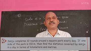 Std 5 Maths Term 3 | Geometry | Exercise 1.1 | Questions 4 and 5 | Find the perimeter