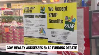 Massachusetts Governor Maura Healey addresses SNAP funding debate