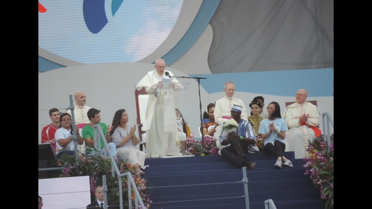 ⁣Discurso del Papa Francisco a los Jóvenes en la Ceremonia de acogida y apertura de la JMJ