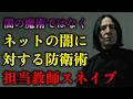 闇の魔術ではなくネットの闇に対する防衛術の授業教師スネイプ先生