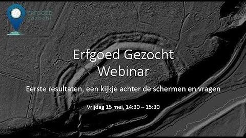 Webinar 1 Erfgoed Gezocht (15-5-2020)