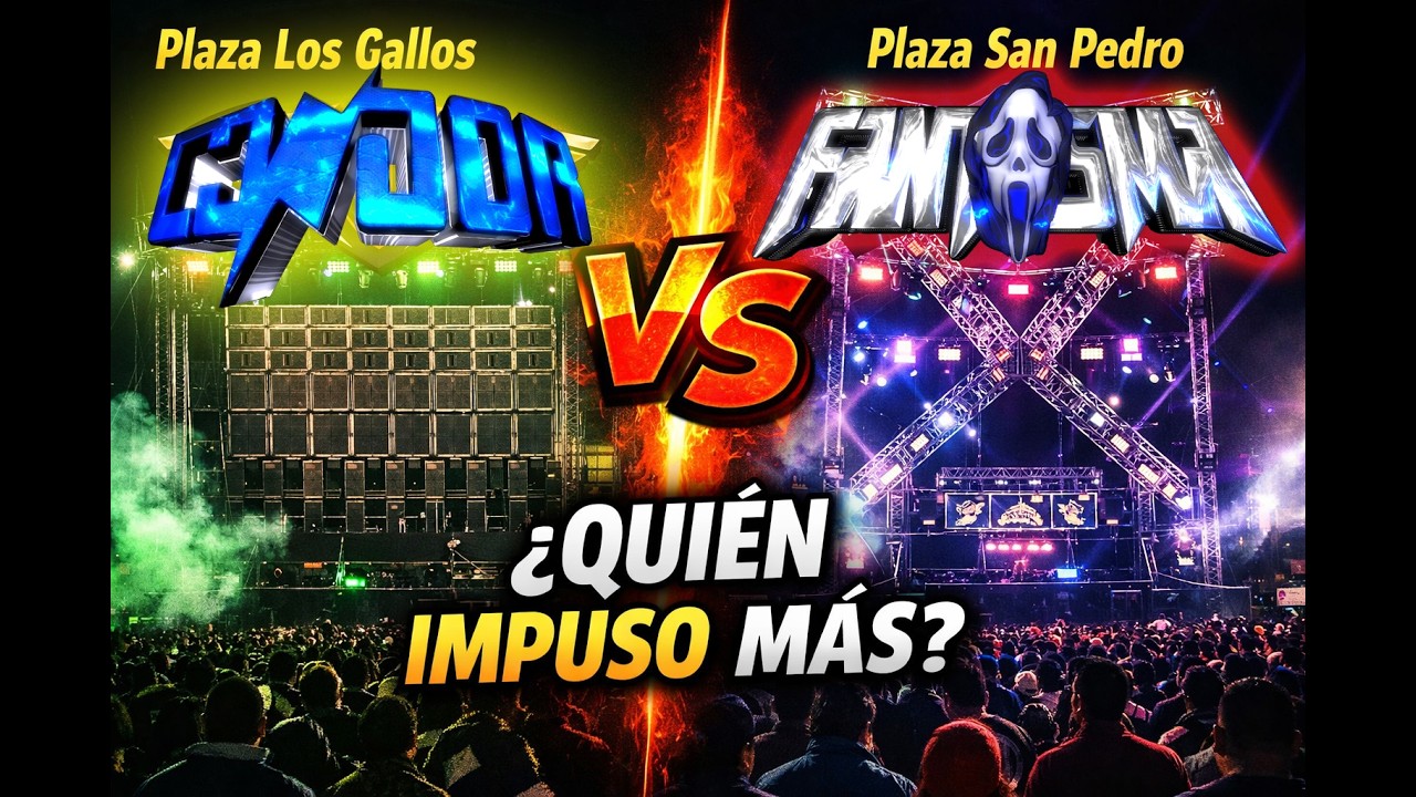 Sonido Cóndor vs Sonido Fantasma 🔥 Dos Montajes Monumentales en Puebla