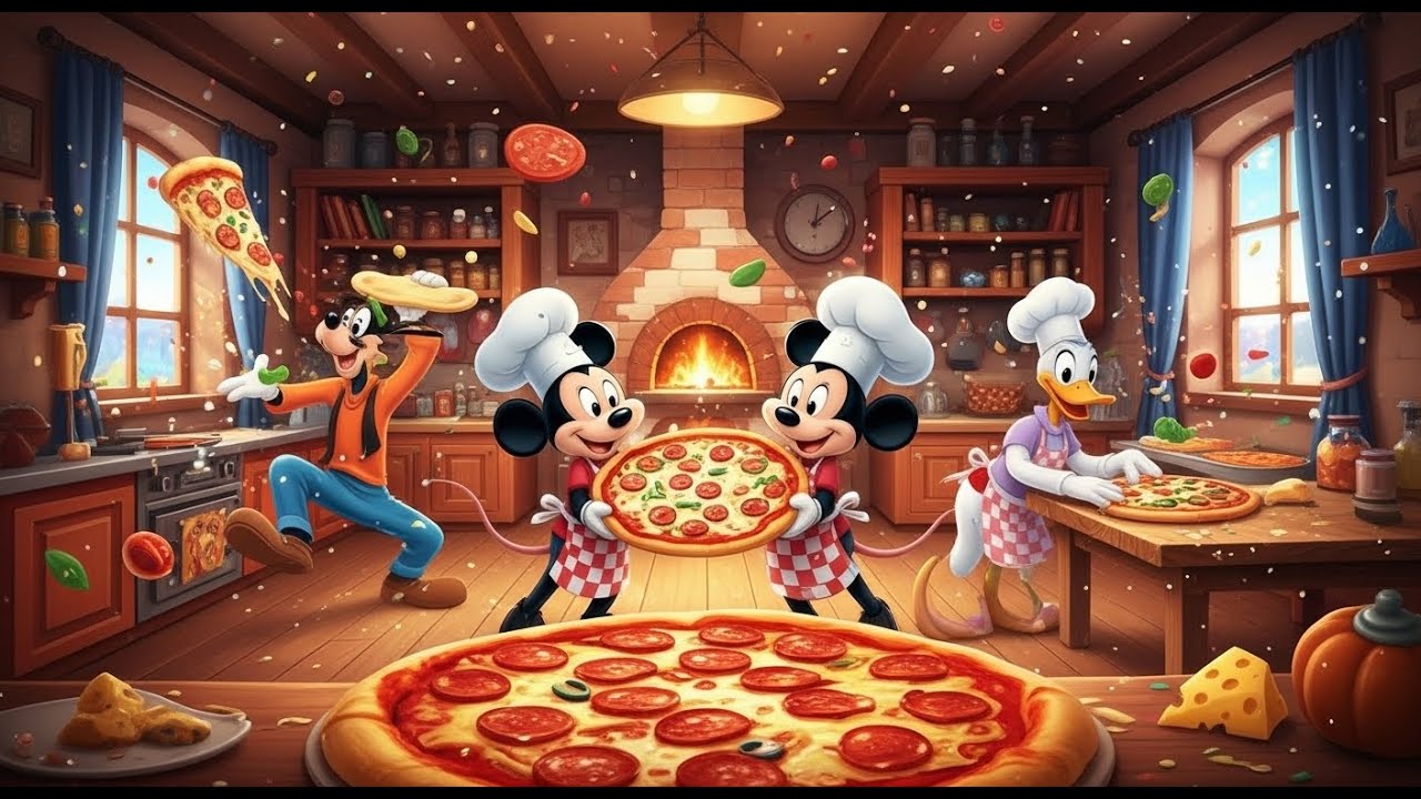 Minnie & Mickey’s Pizza Adventure 🍕 | Funny Disney-Inspired Kids Storytime | 45 Minutes of Friendshi