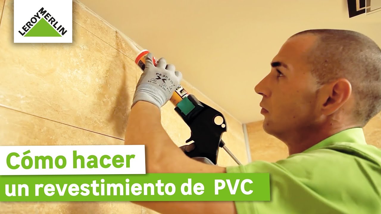 Cómo colocar un revestimiento de PVC en la pared