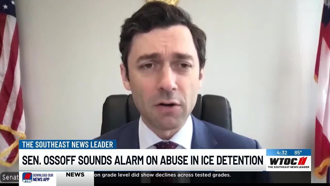 Sen. Ossoff sounds alarm on abuse in ICE detention centers