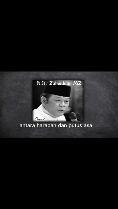 kh zainuddin mz buta akhirat story wa 30 detik