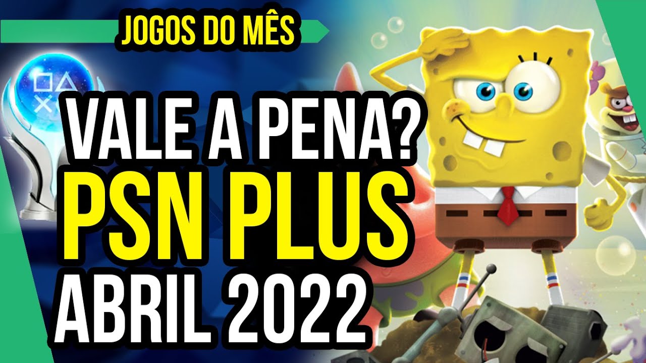 Bob Esponja está entre os jogos gratuitos da PS Plus em abril - Drops de  Jogos