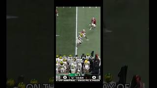 A pick 6 on the first play of the game! 😧 #foryou #subscribe #football #collegefootball