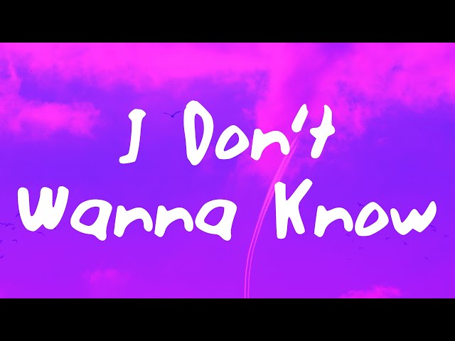 Mario Winans - I Don't Wanna Know (Lyrics) class=