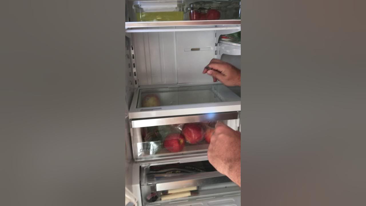 Removing and Cleaning Bosch refrigerator glass shelf YouTube