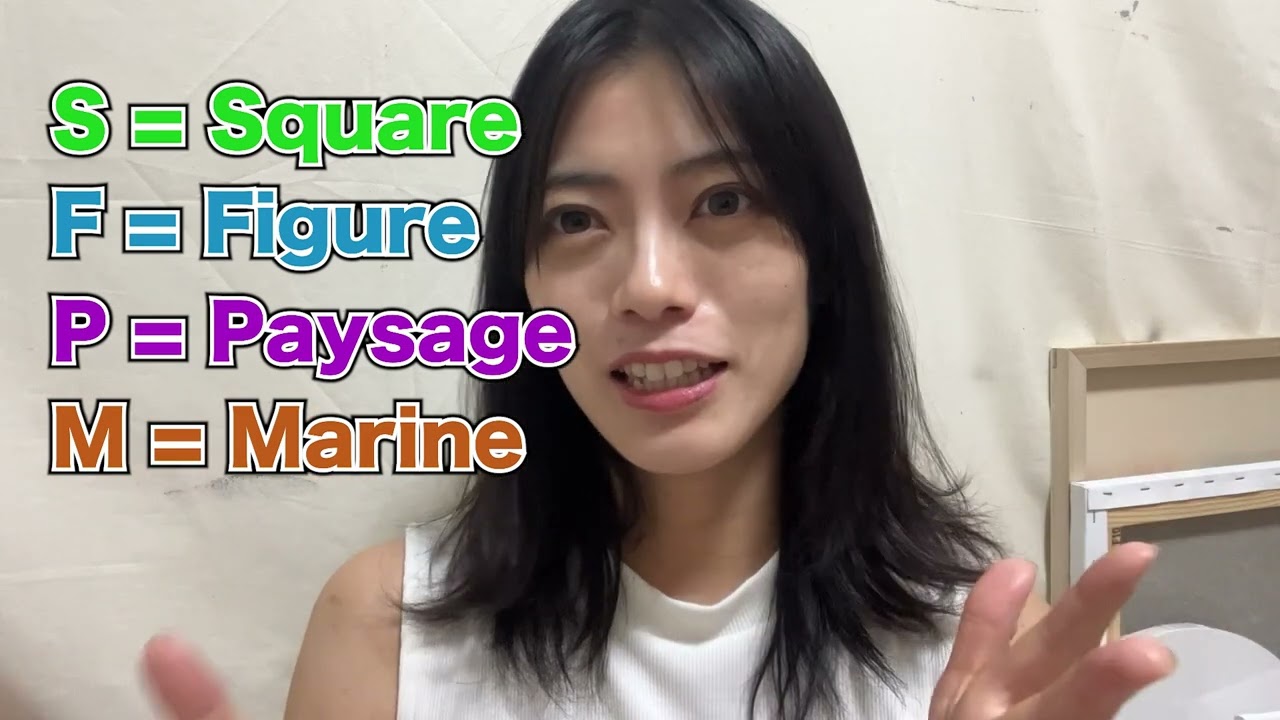 キャンバスのサイズ、Mって何？Sって何？ - YouTube