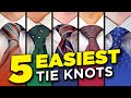 5 EASY Tie Knots ALL Men NEED To Know (2020 Edition!)