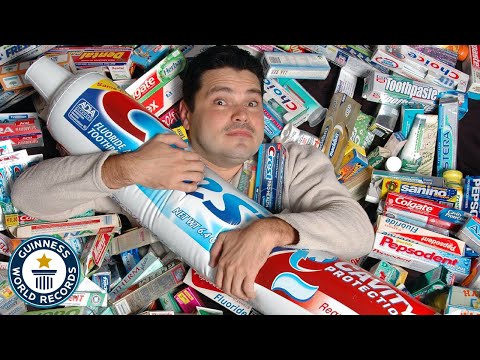 This Dentist Collects Toothpaste Tubes - Guinness World Records