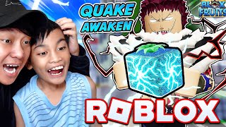 BLOX FRUITS | QUAKE AWAKENED FRUIT ni Bulilit! Daddy to the Rescue | ROBLOX