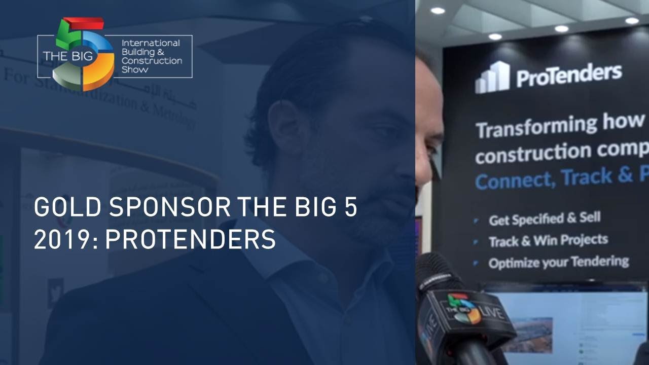 Gold Sponsor The Big 5 2019:  ProTenders - The Big 5 Exhibition