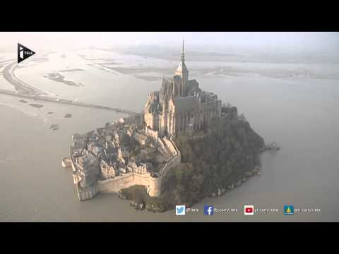 Le Mont-Saint-Michel redevient une Ã®le, le temps des grandes marÃ©es