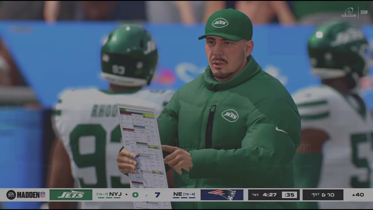 Madden NFL 26- Divisional - Jets VS Pats 1st quarter
