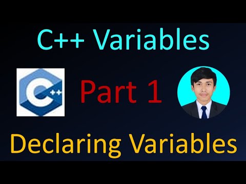 C++ Variables - Part 1 | Declaring (Creating) Variables | C++ ...