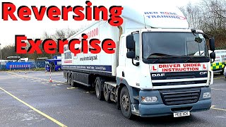 Class 1 (Cat C+E) Reversing Exercise. Drivers POV. EASY!