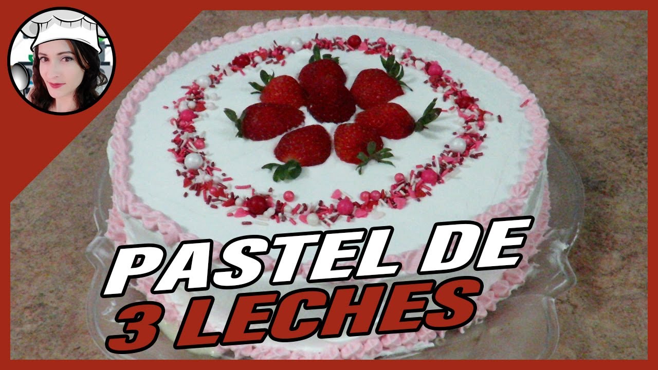 PASTEL ENVINADO DE TRES LECHES con HARINA DE HOTCAKES - YouTube