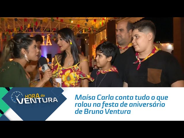 Maísa Carla conta tudo o que rolou na festa de aniversário de Bruno Ventura