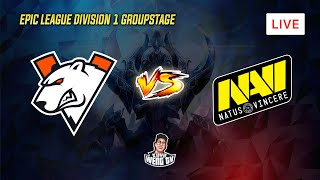 🔴[Dota 2 LIVE] Virtus Pro vs Navi BO3 Groupstage | EPIC LEAGUE DIVISION 1