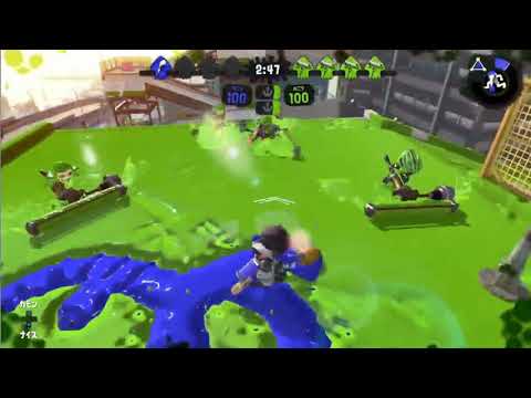 【スプラトゥーン2】ダイナモ４人の布陣からパブロで抜け出す遊びが面白すぎる！「抜け出せ！パブロマン！」前編   実況プレイ
