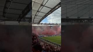 Pyro Show im Traditionsduell Frankfurt vs. Stuttgart😱🔥
