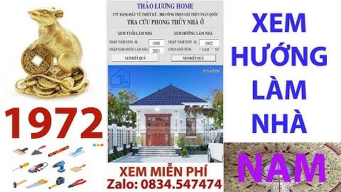 Tuổi nhâm tý làm nhà năm nào đẹp nhất năm 2024