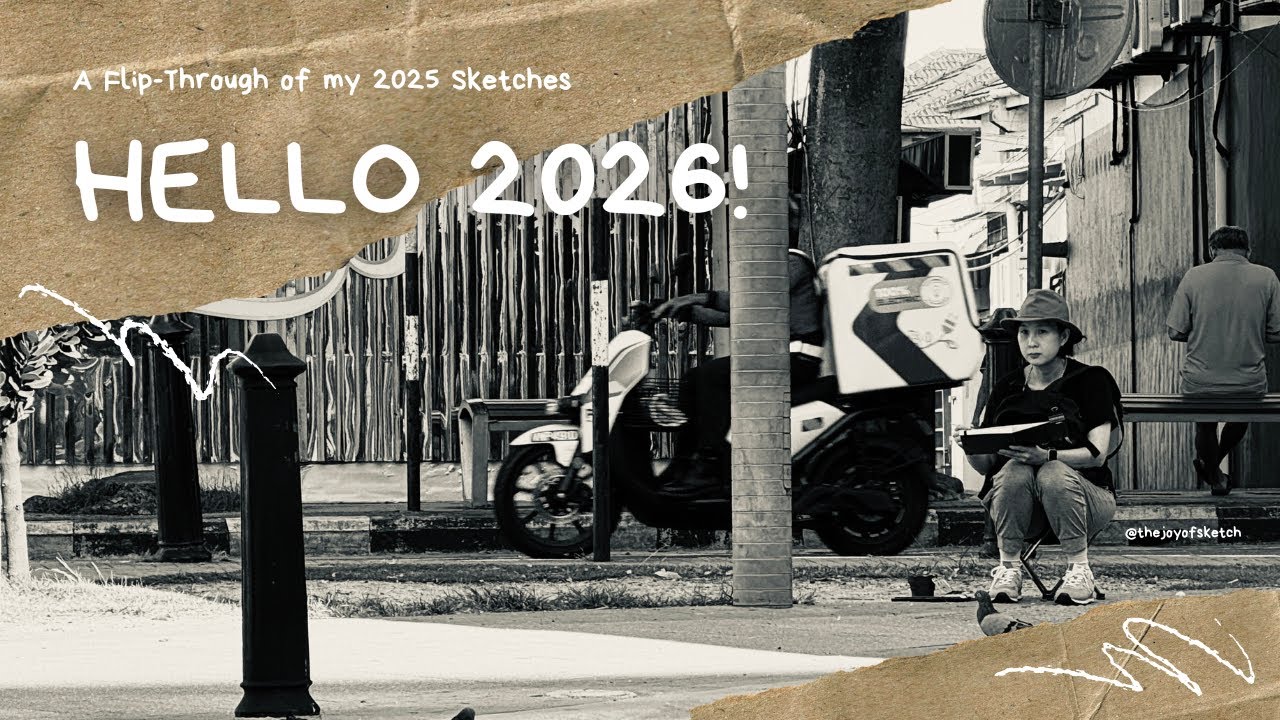A Flip-Through of My 2025 Sketches