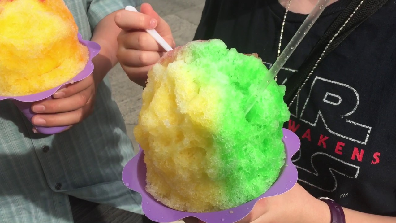 Shaved Ice in Waikiki Hawaii Barak Obama's favorite YouTube