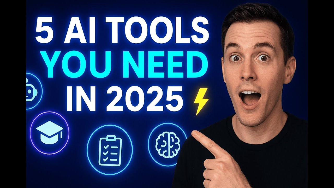 Top 5 AI Tools to Skyrocket Your Productivity in 2025 - YouTube