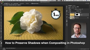 Photoshop CC: How to preserve shadows when compositing
