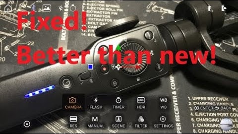 Zhiyun Smooth 4 Repair - Battery Problem - Solved fixed, Better than New (with English instruction)