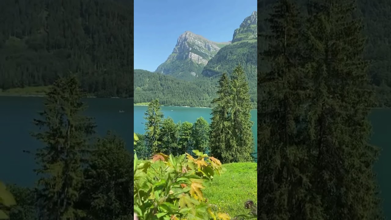 SWITZERLAND Beautiful Klöntalersee in Canton of Glarus | Please subscribe to my channel❤️